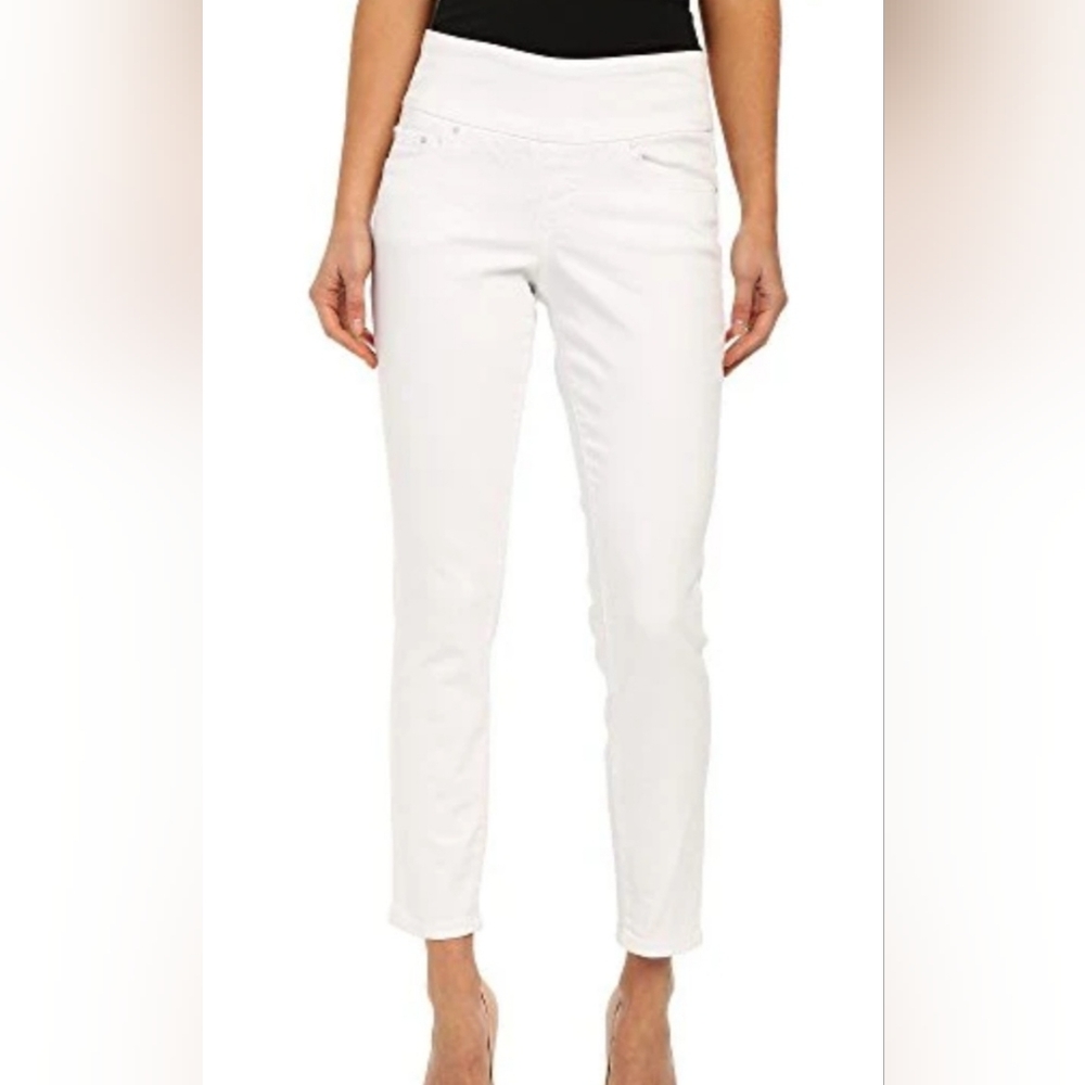 JAG Jeans Slim Ankle Pull-On Jeans – White